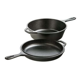 Cast Iron 3.2 Quart Seasoned Combo Cooker