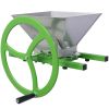 7L Manual Juicer Grinder,Portable Fruit crusher with wheel Stainless Steel fruit Scratter Pulper for Wine and Cider Pressing