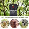 Portable Solar Heated Shower Bag Camping Shower Bath Water Bag 5 Gallons