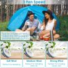 Portable Camping Fan Rechargeable Hanging Tent Lamp Emergency Power Bank with 3 Fan Speeds 2 Lighting Brightness