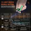 Mini Portable Key Light LED Flashlight TYPE-C Rechargeable Camping Hiking Lantern High Power Luminous Flash Light Pocket Torch