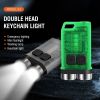 Mini Portable Key Light LED Flashlight TYPE-C Rechargeable Camping Hiking Lantern High Power Luminous Flash Light Pocket Torch