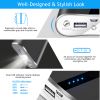 12000mAh Portable Charger with Dual USB Ports 3.1A Output Power Bank Ultra-Compact External Battery Pack