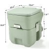 Travel  Outdoor 5 Gallon Camping Portable Toilet, Flush Potty